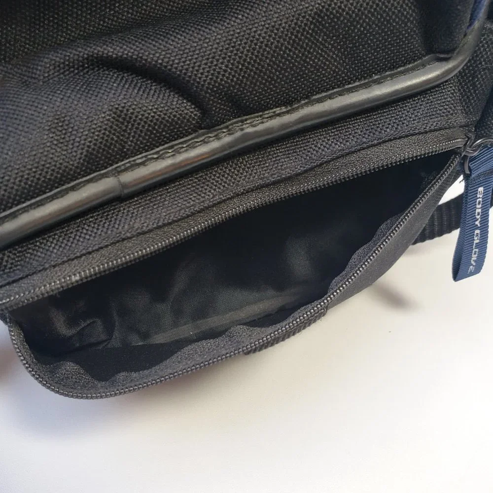 Fellowes Body Glove Camera Bag Padded with Shoulder Strap Pockets Blue Black